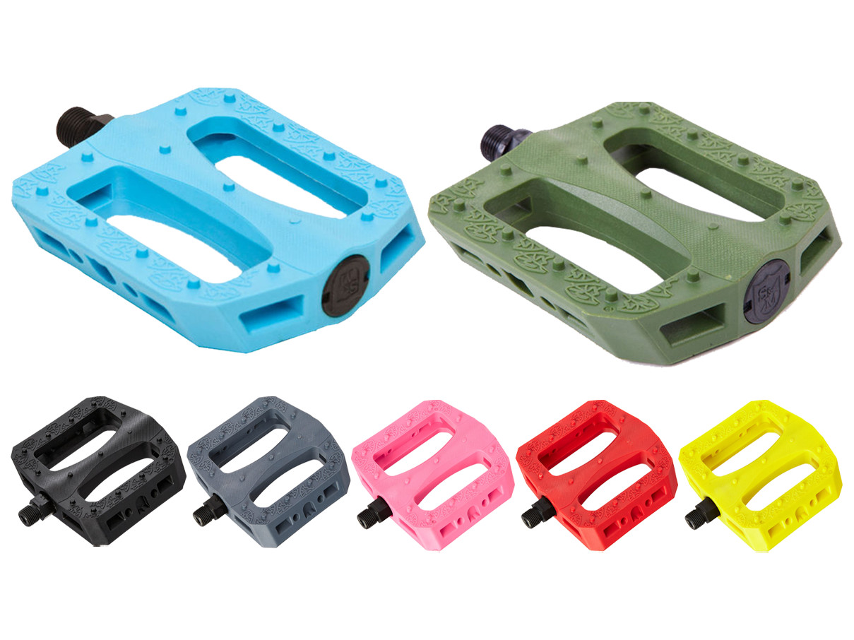 S & M Hoder BTM Pedals Red 9/16