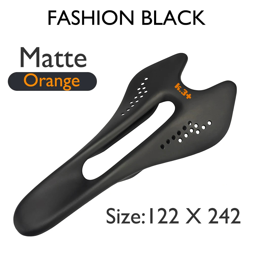 Full Carbon Fiber Bicycle Saddle 132×242/122x242mm for Road/mountain Bike