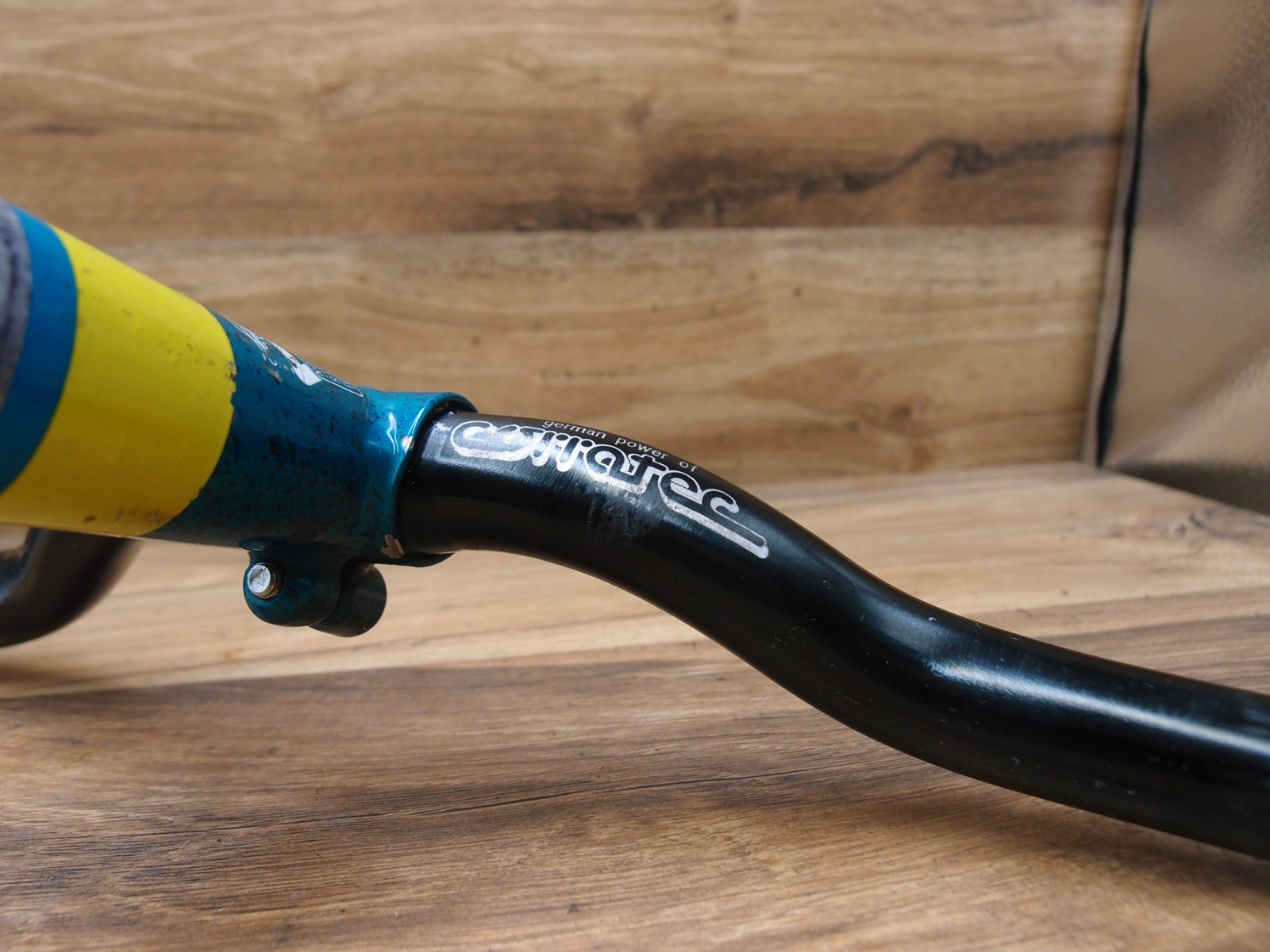 MTB bullbar handlebar Corratec + quill stem Corratec by nL steel 25.4 mm