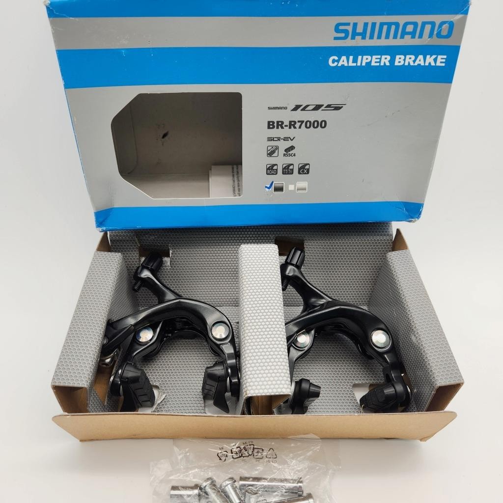 Shimano 105 BR-R7000 Front and Rear Bicycle Caliper Set Black OPEN PACKAGE