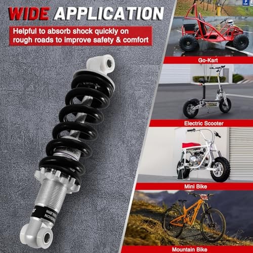 1500LBS Mountain Bike Rear Shock Absorber: MTB Rear Shock with Adjustable 190mm