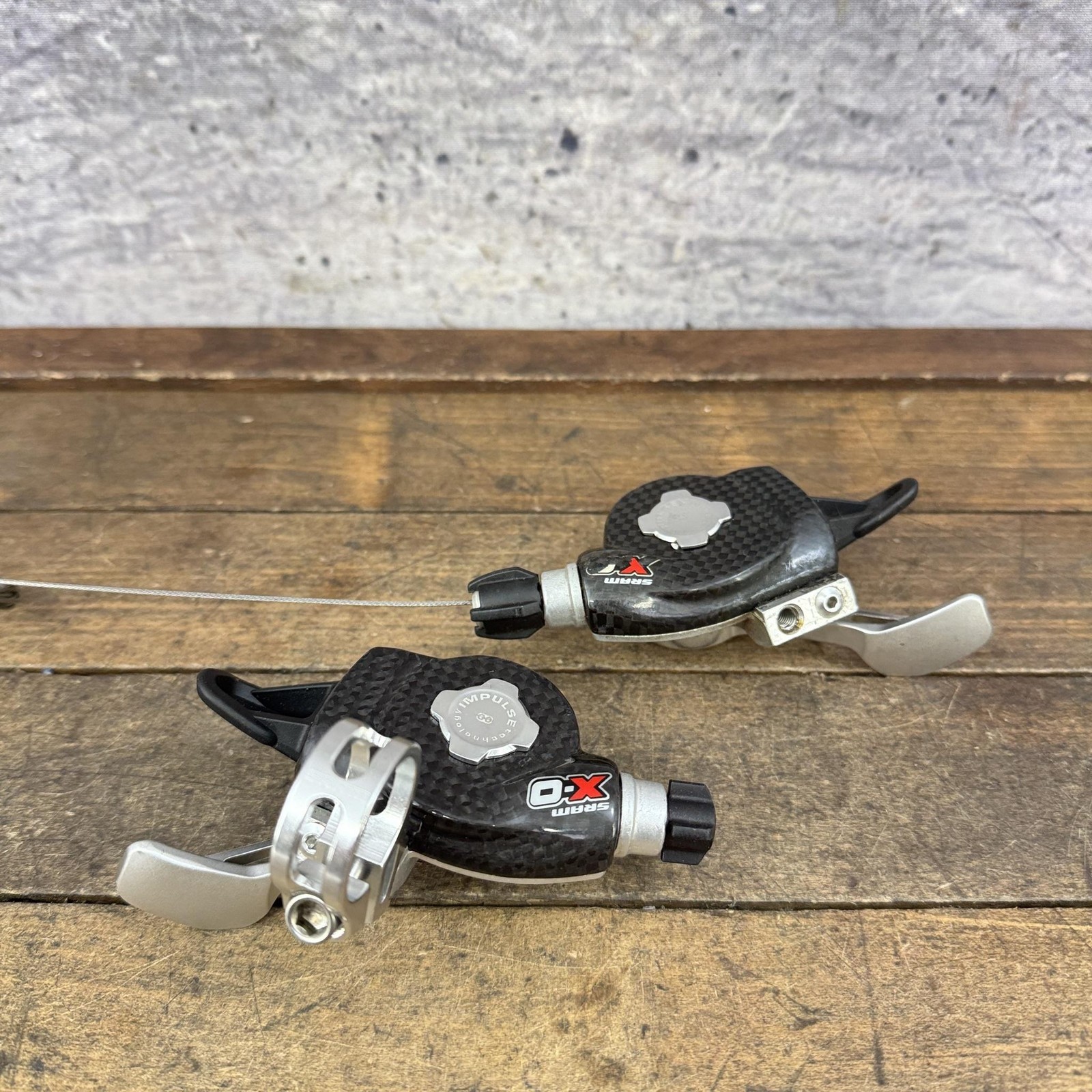 SRAM X0 Shifter Set Trigger Carbon Black MTB 1 Clamp
