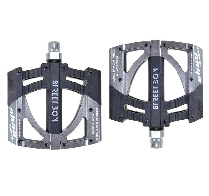 Road Bike Mountain XC Bicycle Pedal 3 sealed Bearing Flat Pedals Aluminum