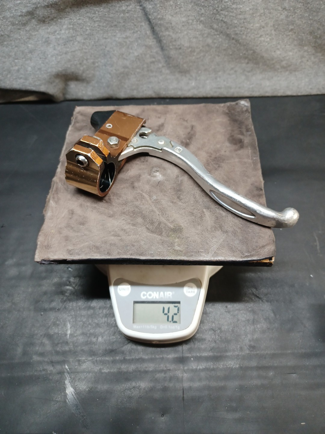 Dia-Compe 22.2mm B0385 Left Brake Lever Copper/Gold Old School BMX MTB 4 Finger