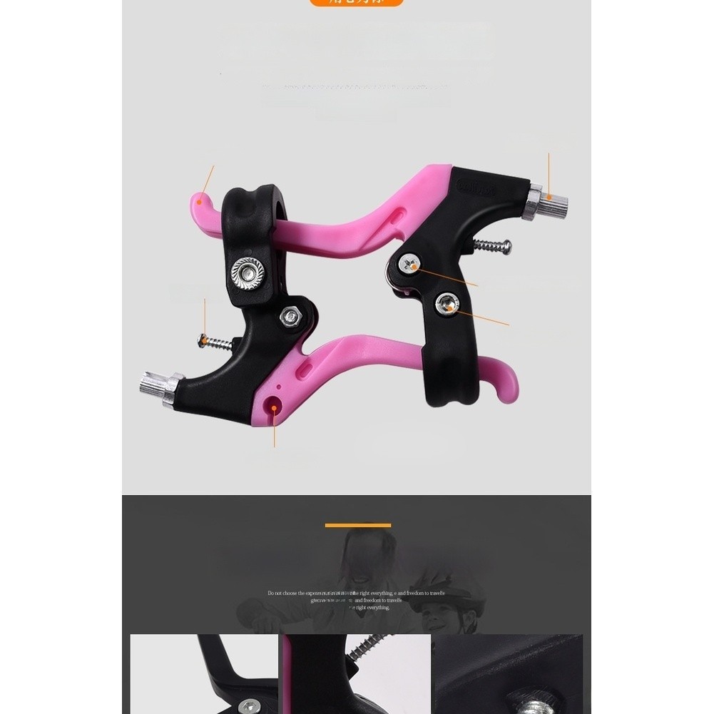 Childrens for Mountain Bike Brake Lever 4 Finger Short Reach 3cm PP Plastic