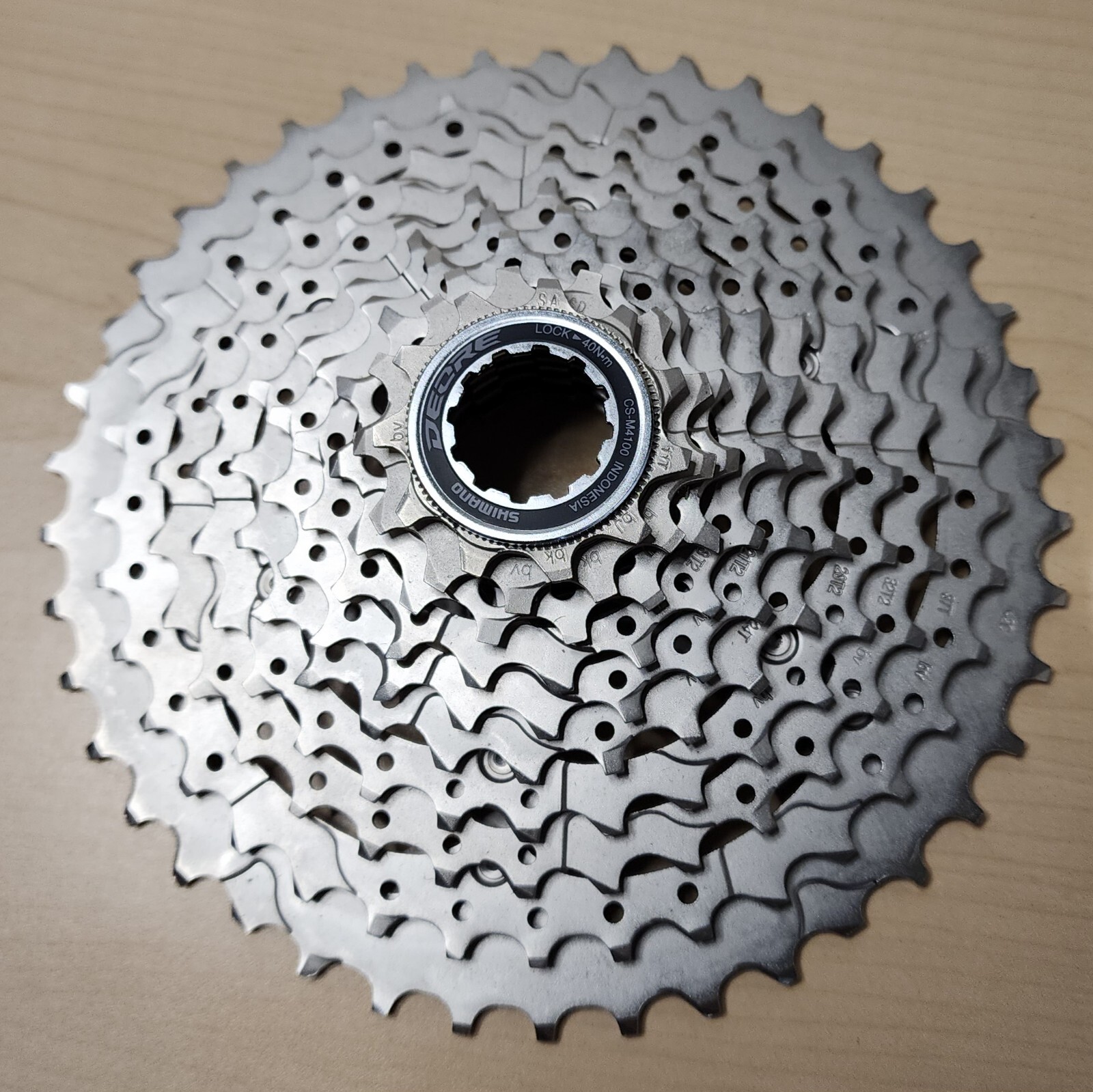 JGbike Bike 10 Speed Cassette Sprocket 11-42T Shimano Deore Sram Grey CS-M4100