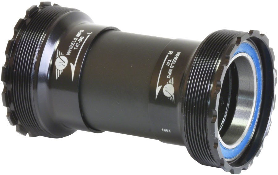 Wheels Manufacturing DUB T47 Inboard Bottom Bracket 86 to 121mm x No axle Black