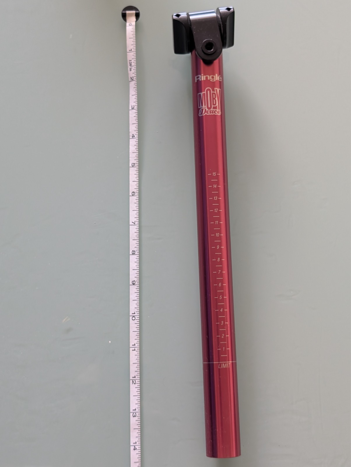 Ringle Moby Seatpost 27.2 Red/black EA70-T6 NOS