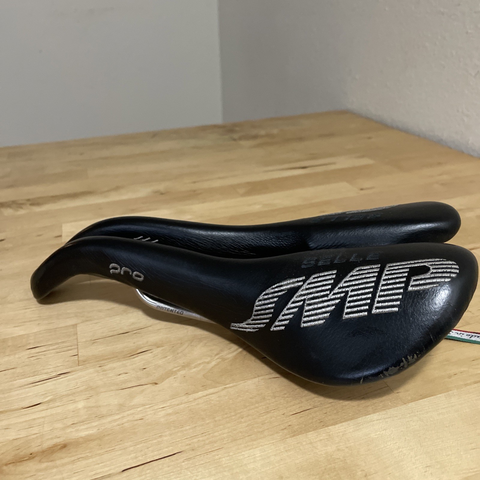Selle SMP Pro Black Saddle Excellent Condition Made in Italy 150 x 280mm