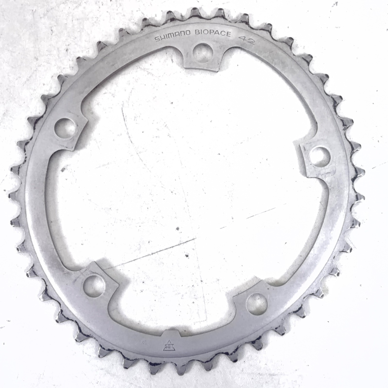 Shimano Biopace 42 Tooth 130 BCD Alloy Chainring 38 Grams