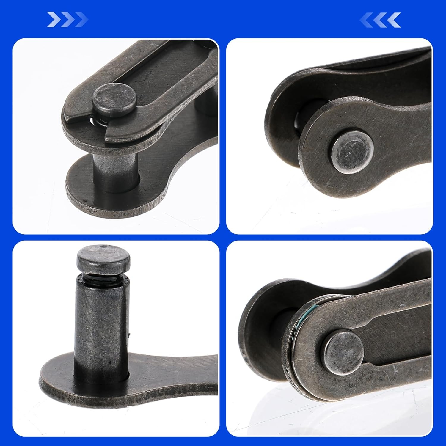 10 PCS Bike Chain Master Links Single Speed Steel Bicycle Repair Connectors