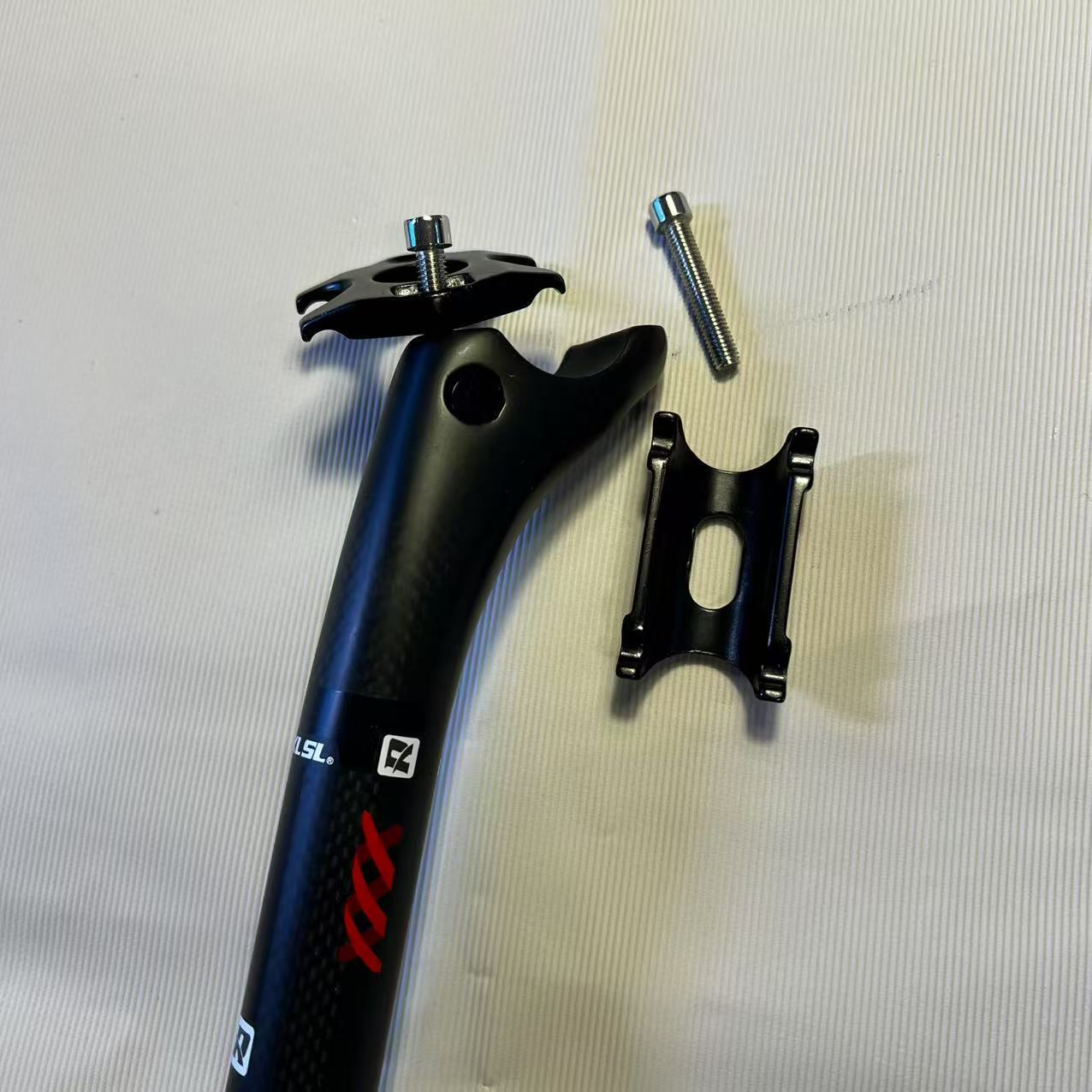 Carbon Bike Seat Post Bicycle Seatposts MTB Road Bike Seat Tube Offset 25 Matte