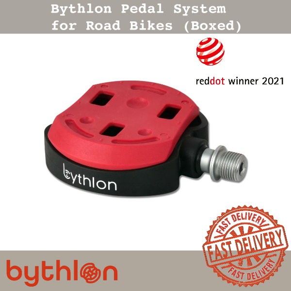 Bythlon Clipless Pedal System for Road Bike with Cleats (Boxed)