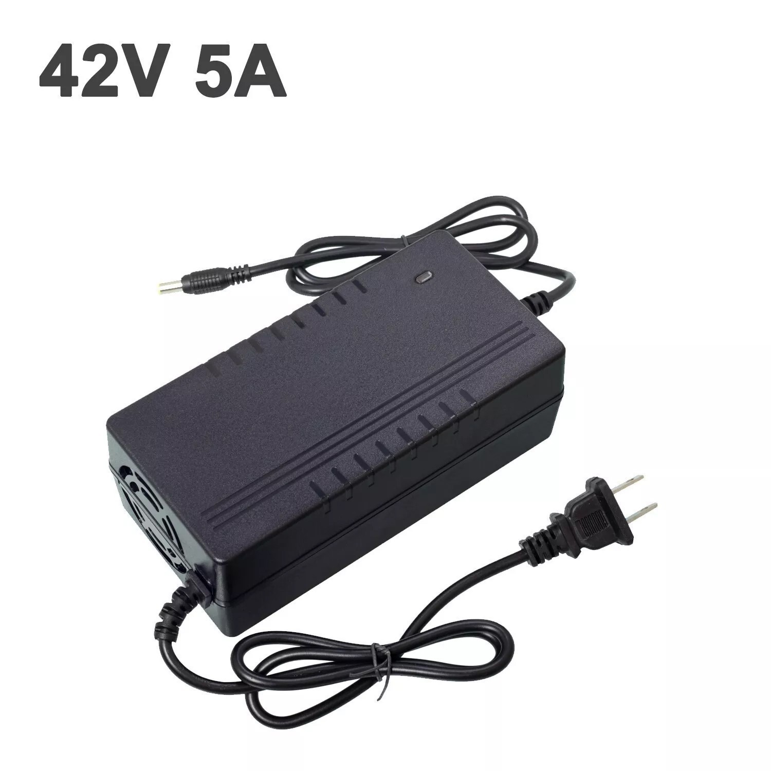 42V 5A Adapter Charger 36V Lithium Battery with 5.5mm*2.1mm DC Plug Port 210W 2