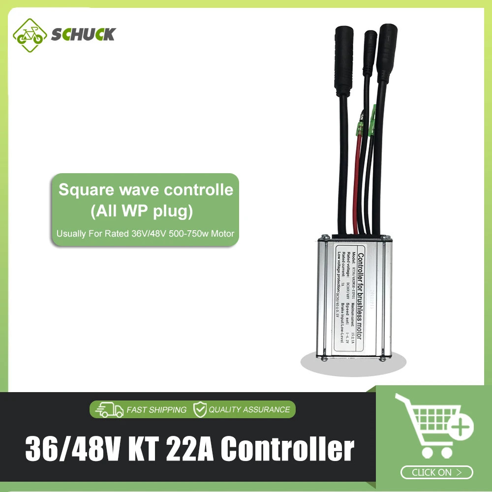 15A 17A 22A 25A 30A 35A 50A E-bike Square Sine Wave KT Controller 36V 48V 72V