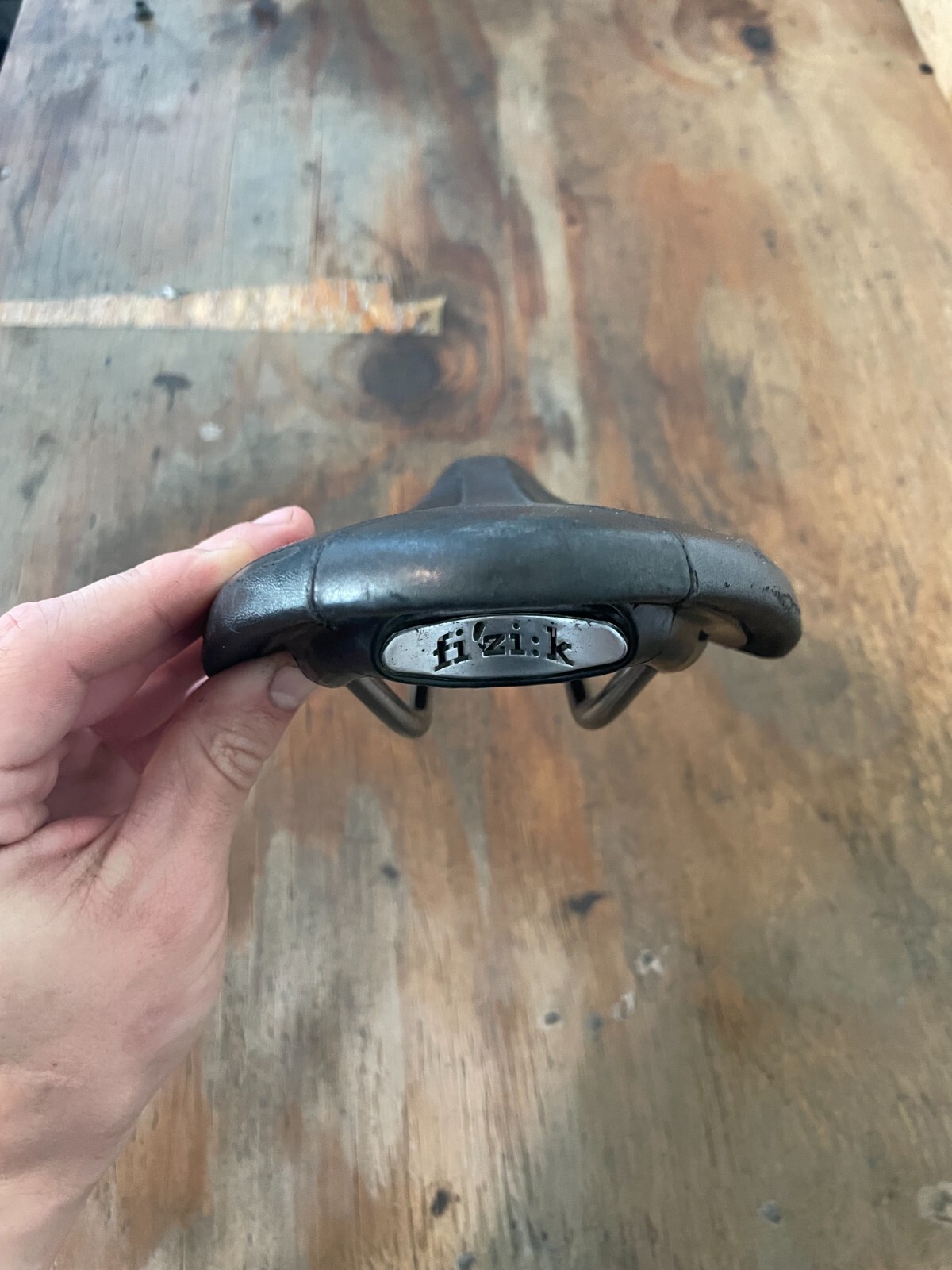 Fizik Arione Cycling Saddle 130mm 7x7mm Titanium Rails Black Road MTB CX