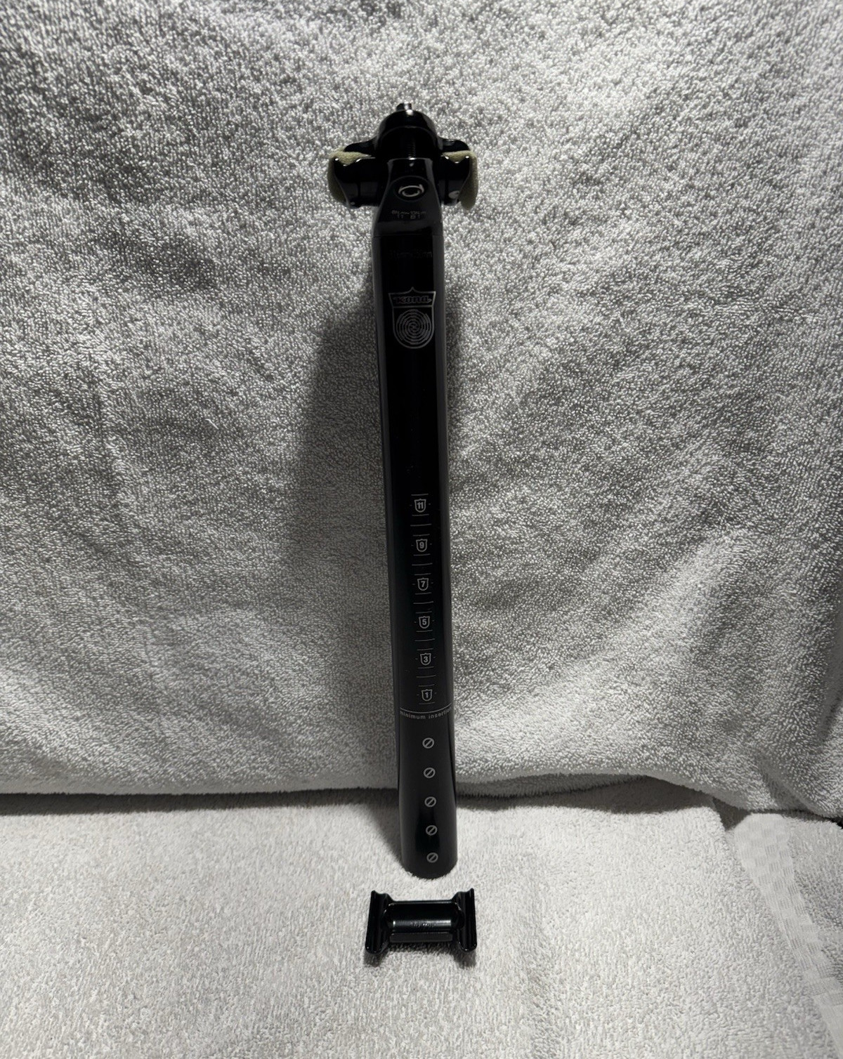 Kona Steel Seatpost 34.9mm x 350mm Black for Mountain Bike