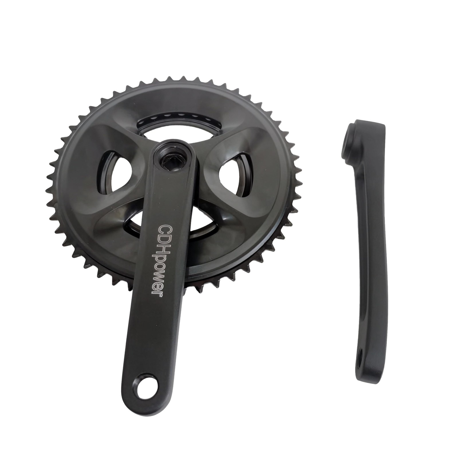 DONSP1986 Double Speed Crankset 50T/34T Chainring 170mm Crank 50T/34T, Black
