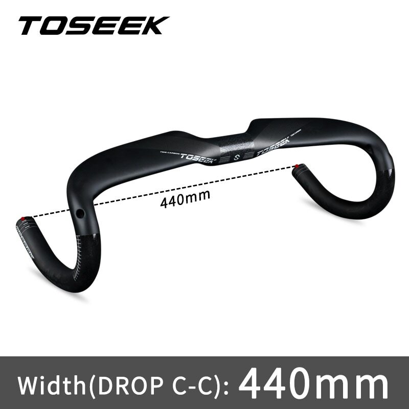 Carbon Road Bicycle Handlebar Internal Routing 400/420/440mm Bicycle Drop Bar
