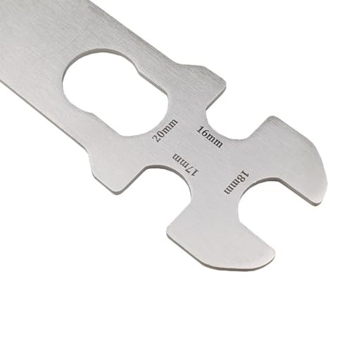 Universal Flat Ring Hub Wrench for Bicycle Repair – 8 Sizes (13-20 mm) Made of