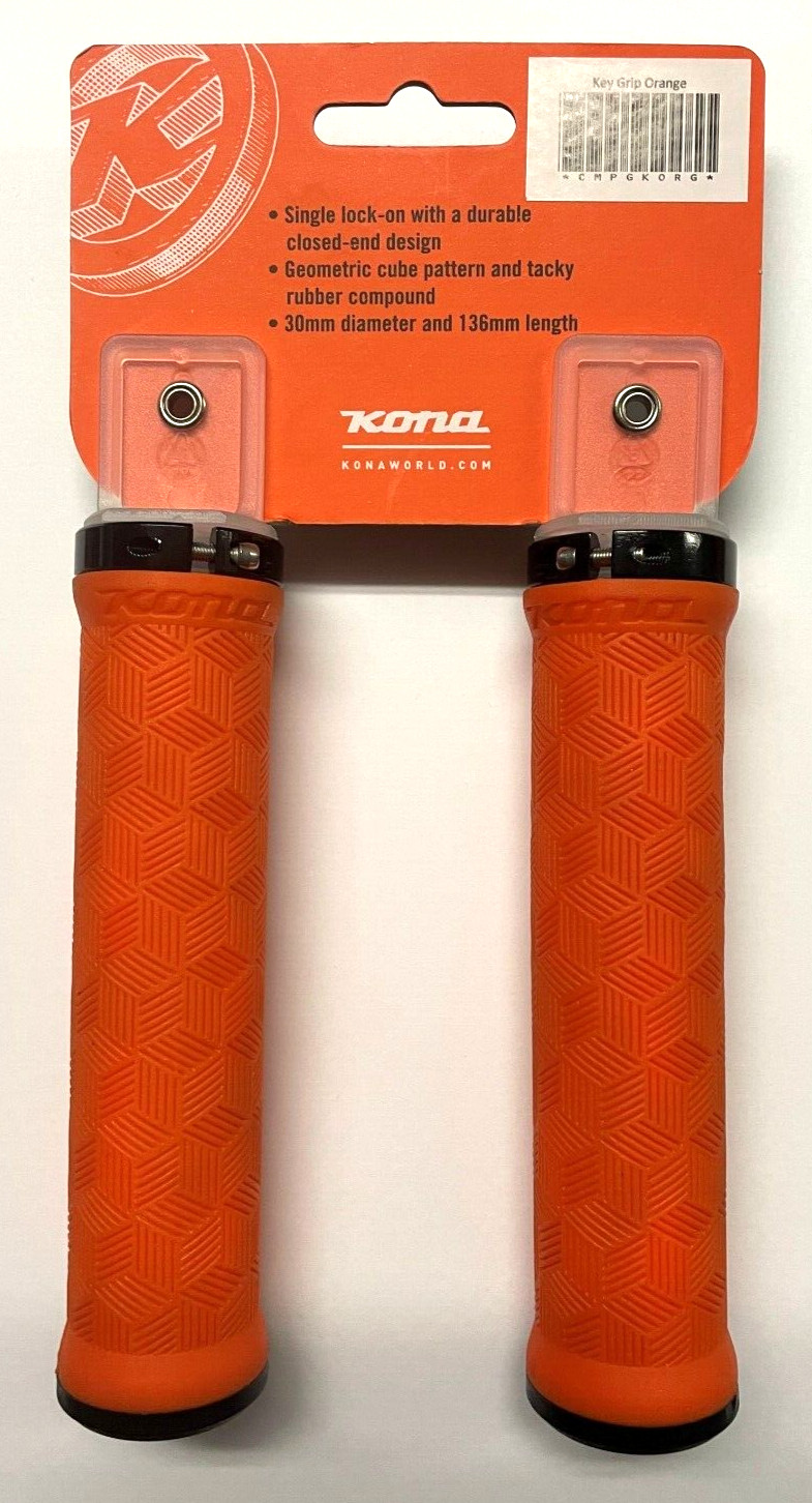 Kona Key Grip Orange Pair NEW