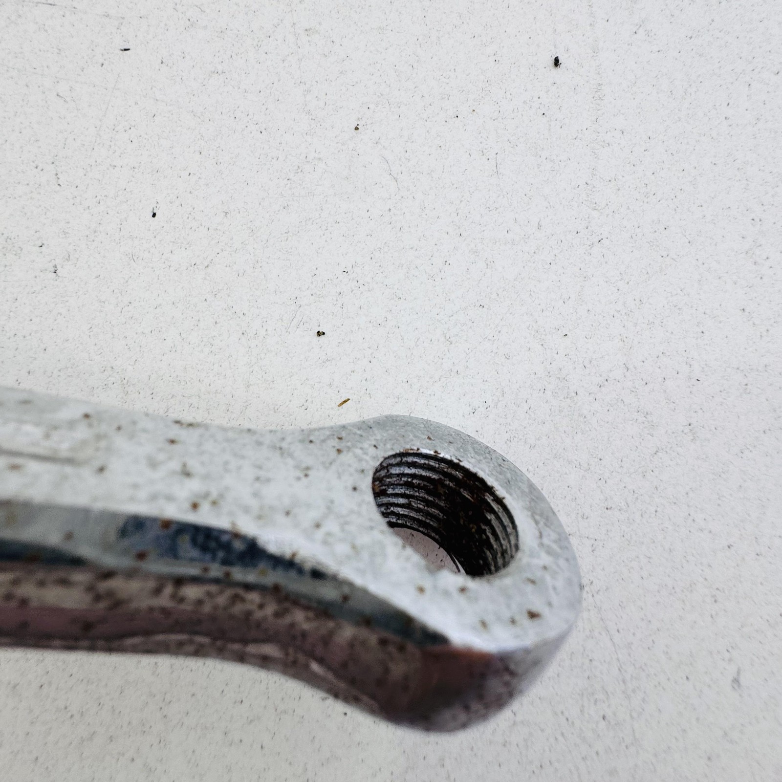 Vintage Nervar Right Crank Arm 170mm 3-Bolt Steel Silver Road Bike France A32