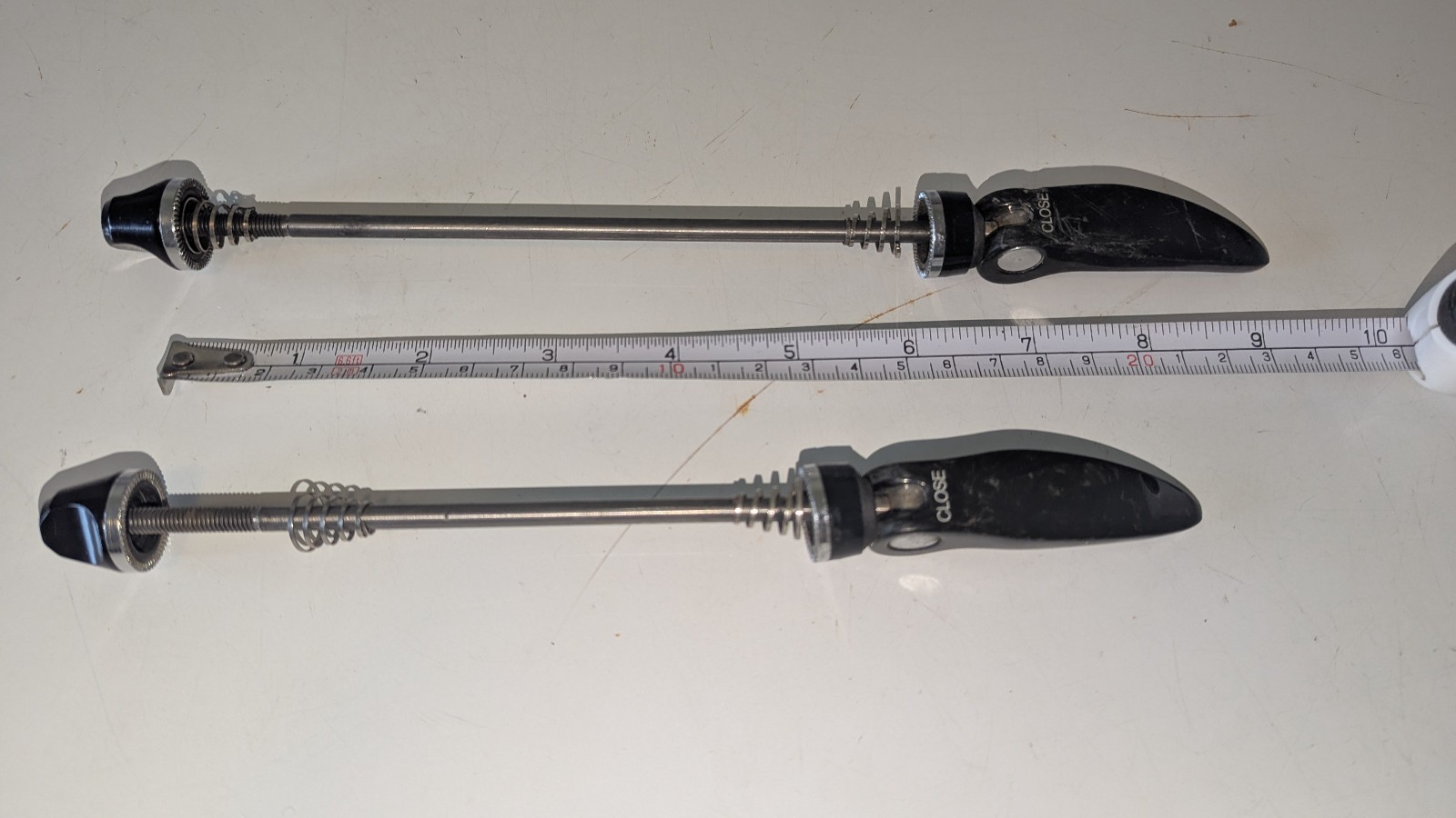 Titanium and Carbon Fiber Quick Release Skewers