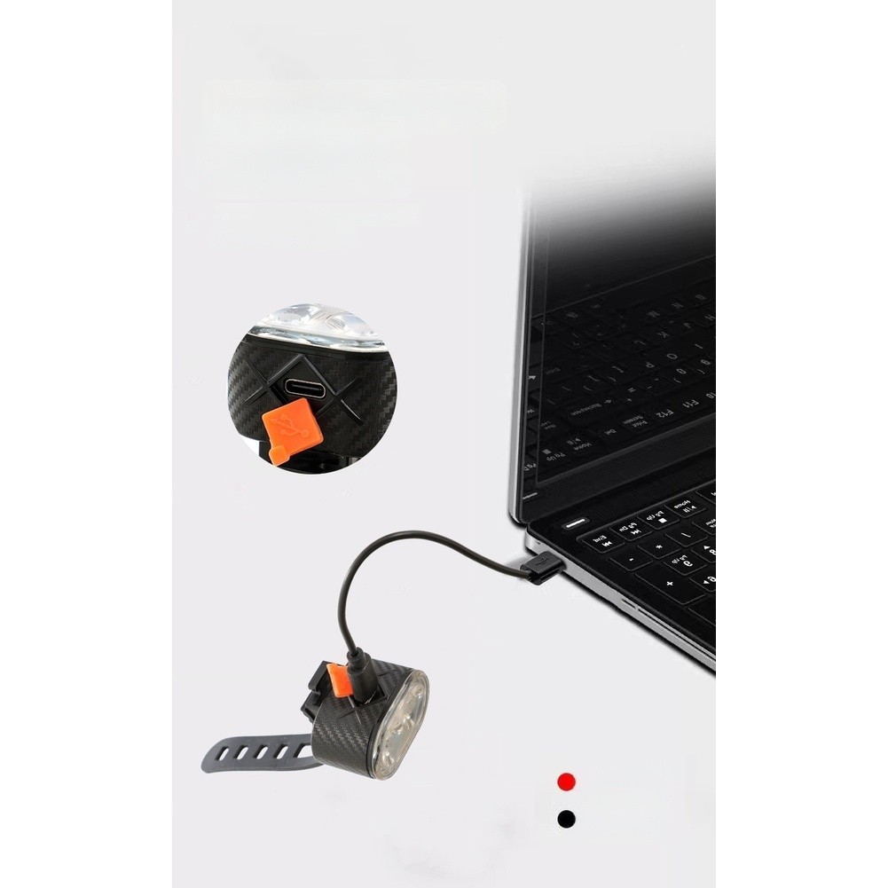 LED Bike Light Set For FOR Night Safety USB Fast Charge 1H For FOR 12H Use