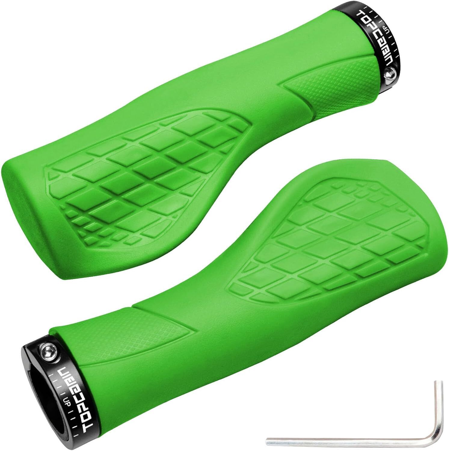 Aluminum Lock-on Ergonomic Bicycles Handlebar Grips for Mountain MTB BMX Bicycle