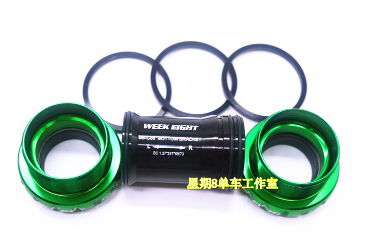 CNC BB91 Thread fit 68-73mm Road Bicycle MTB Bike Bearing Bottom Bracket