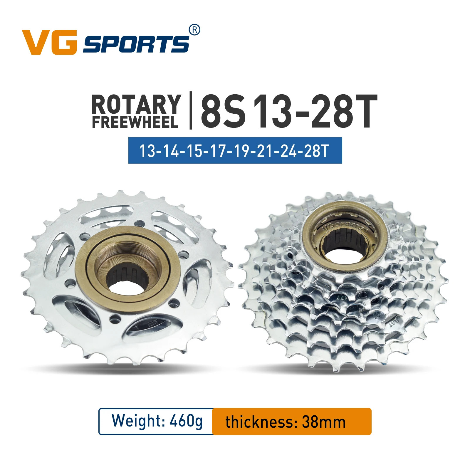 1Pc Bike Sprocket 5/6/7/8/9/10/11 Speed Thread Freewheel 14-28T 13-28/32T 11-32