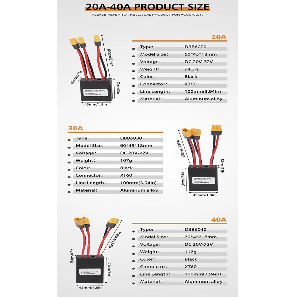 E-bike Dual Battery Discharge Converter Balanced Discharge Connection Adapter