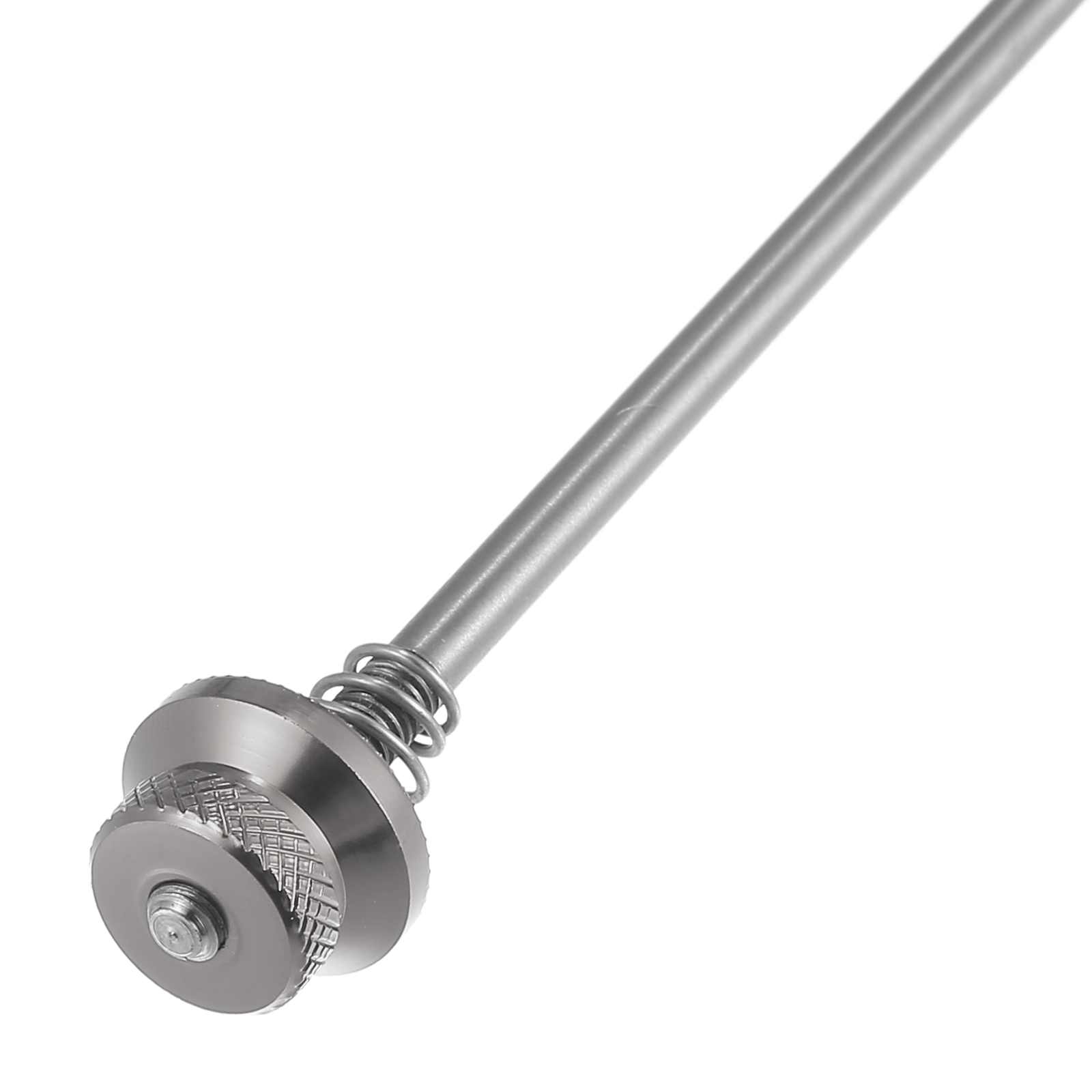 Universal Piece of 2 Quick Release Axles Skewers Lever 140mm 180mm Titanium Tone