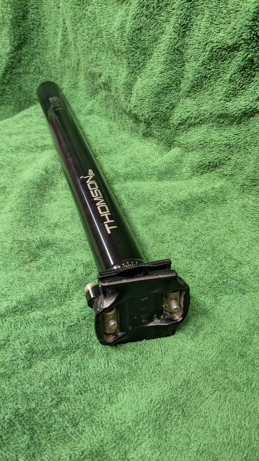 Thomson Elite SP-E128 30.9x367mm Alloy Seatpost Black Straight Made In USA Clean