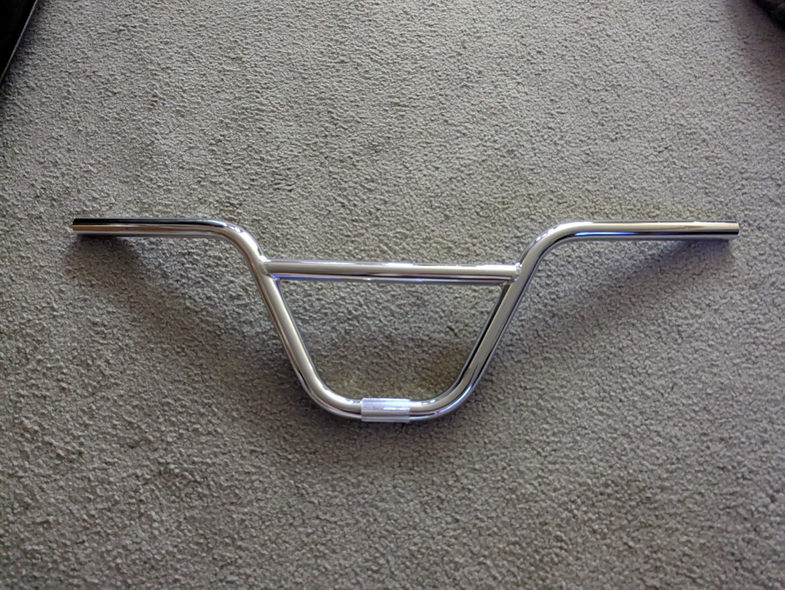 MX FREE STYLE BMX BICYCLE HANDLEBARS OLD SCHOOL STYLE, 22.2 CHROME ,9″ RISE