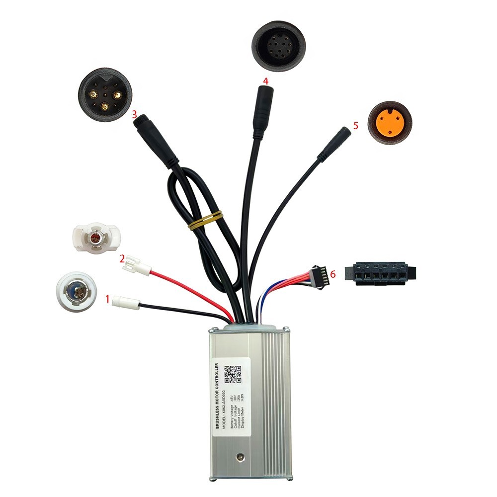 Brushless Motor Controller X062-AXD003 48V 25A Electric Bike Conversion Kit KDS