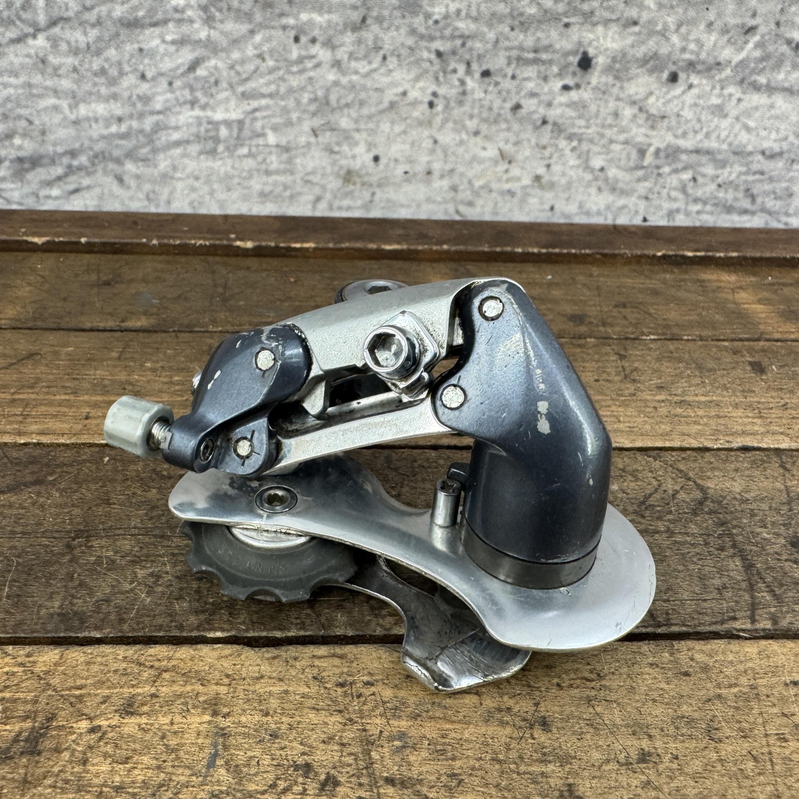 Vintage SunTour GPX Rear Derailleur Short Cage Bolt-On Silver Japan Road 220g