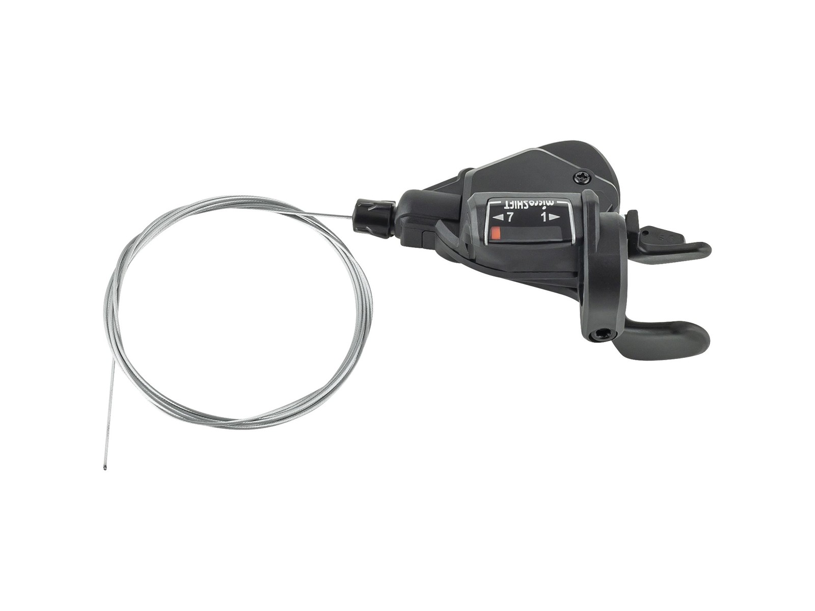 microSHIFT TS39 7-Speed Trigger Shifter Rear 7 Black