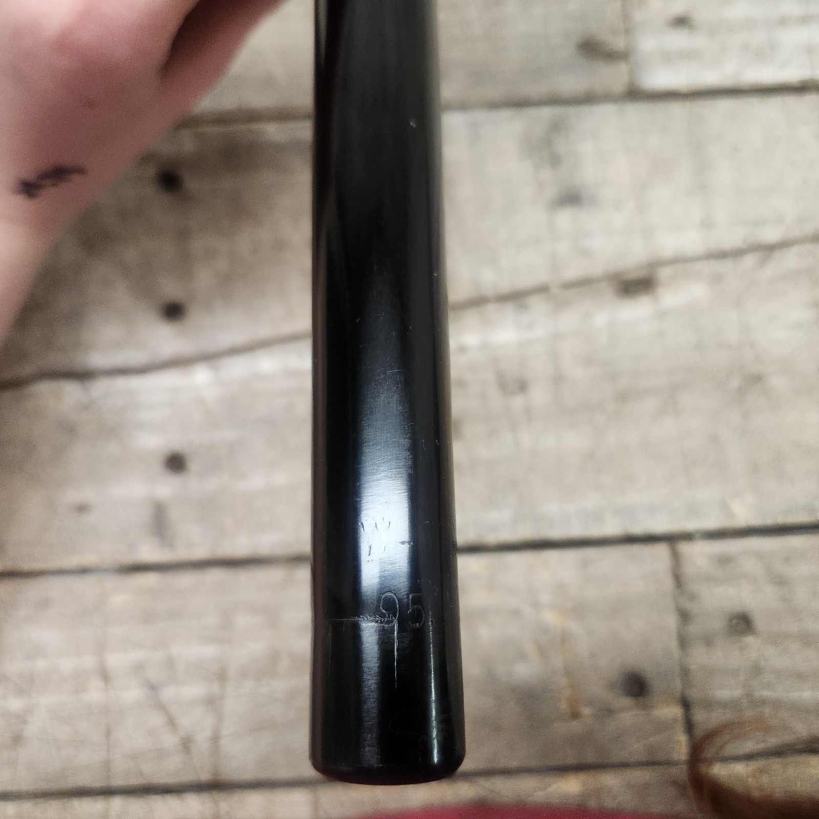 Vintage 1990s GT Mountain Bike Handlebar 25.4mm Clamp 560mm Wide Black Alloy MTB