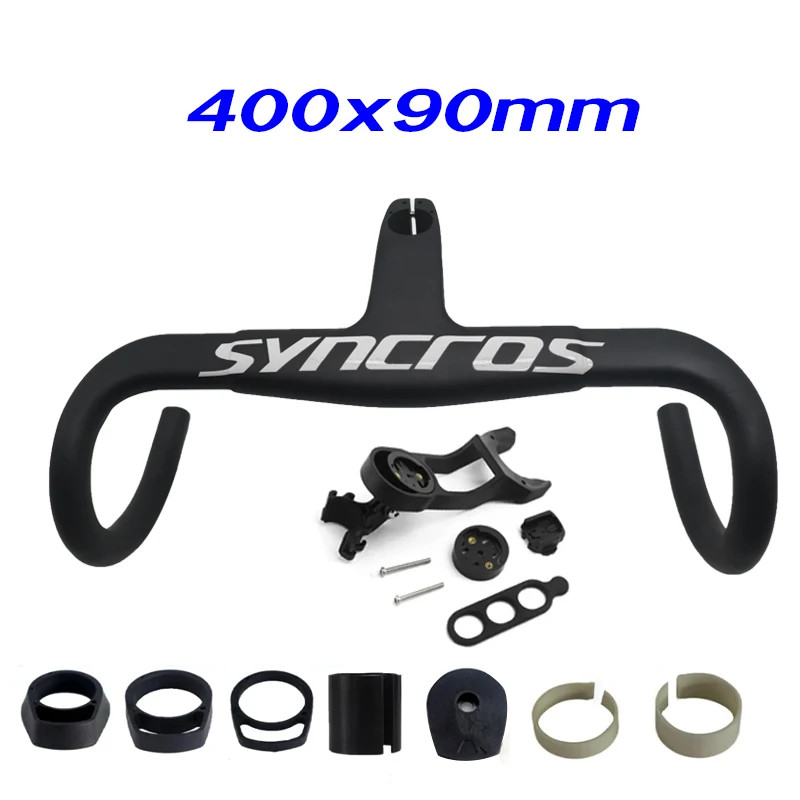 Road Bike Carbon Handelbar with Stem Part 28.6/31.8mm 390/400/420/430mm Drop Bar