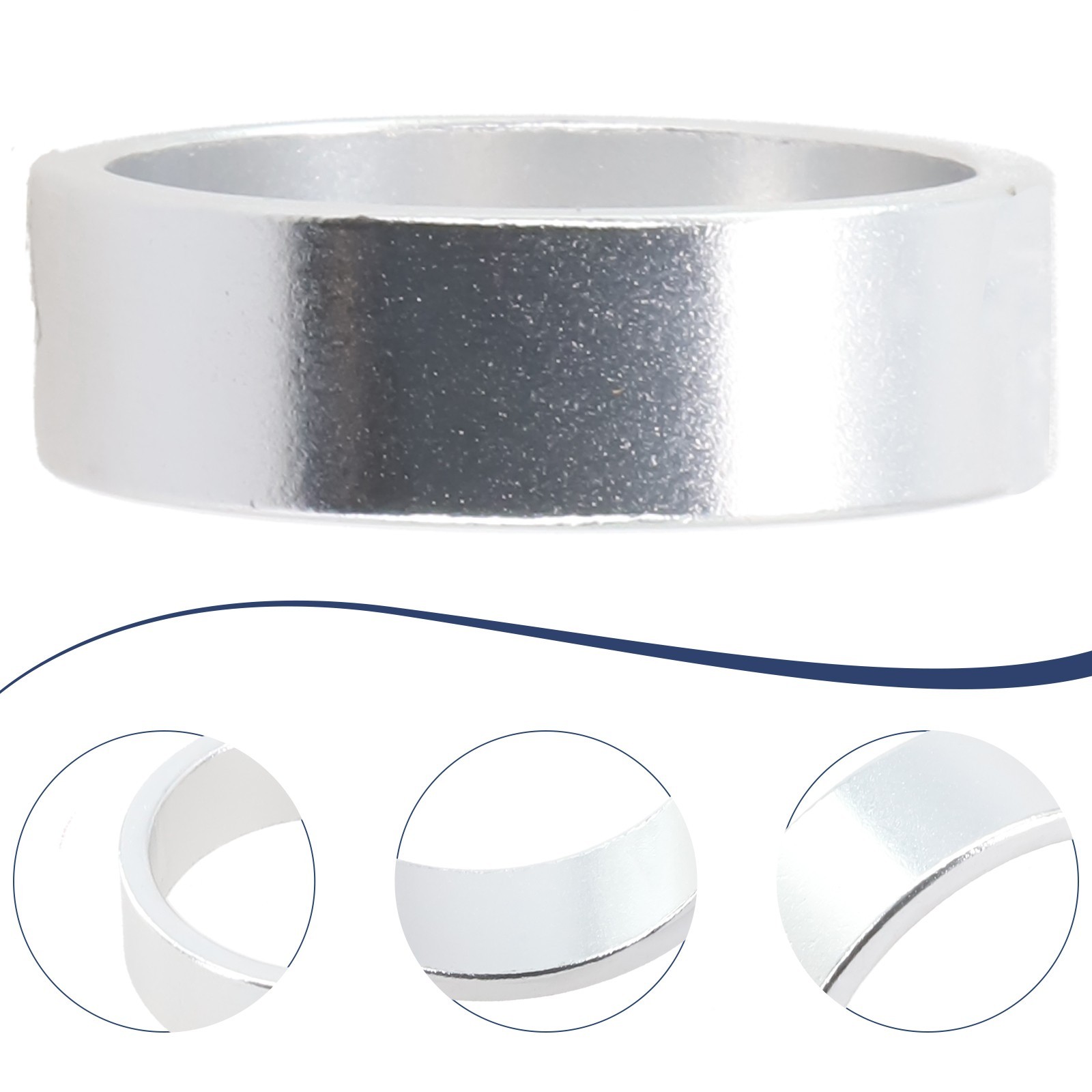 Bike Bowl Group Gasket Aluminum Alloy Front Fork Washer for 286mm Headsets