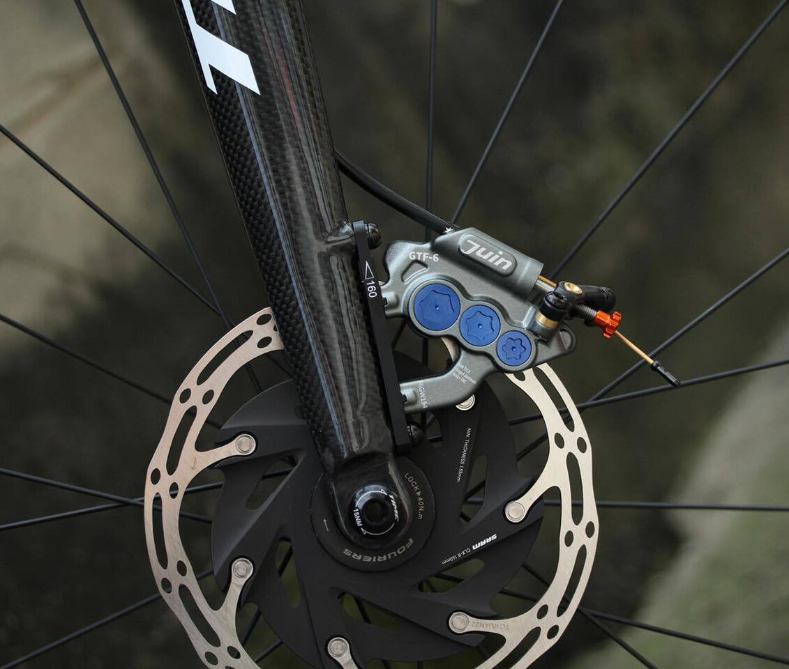Juin Tech GTF6 Cyclocross Gravel Bike 6-Piston Hydraulic Brake Caliper Set