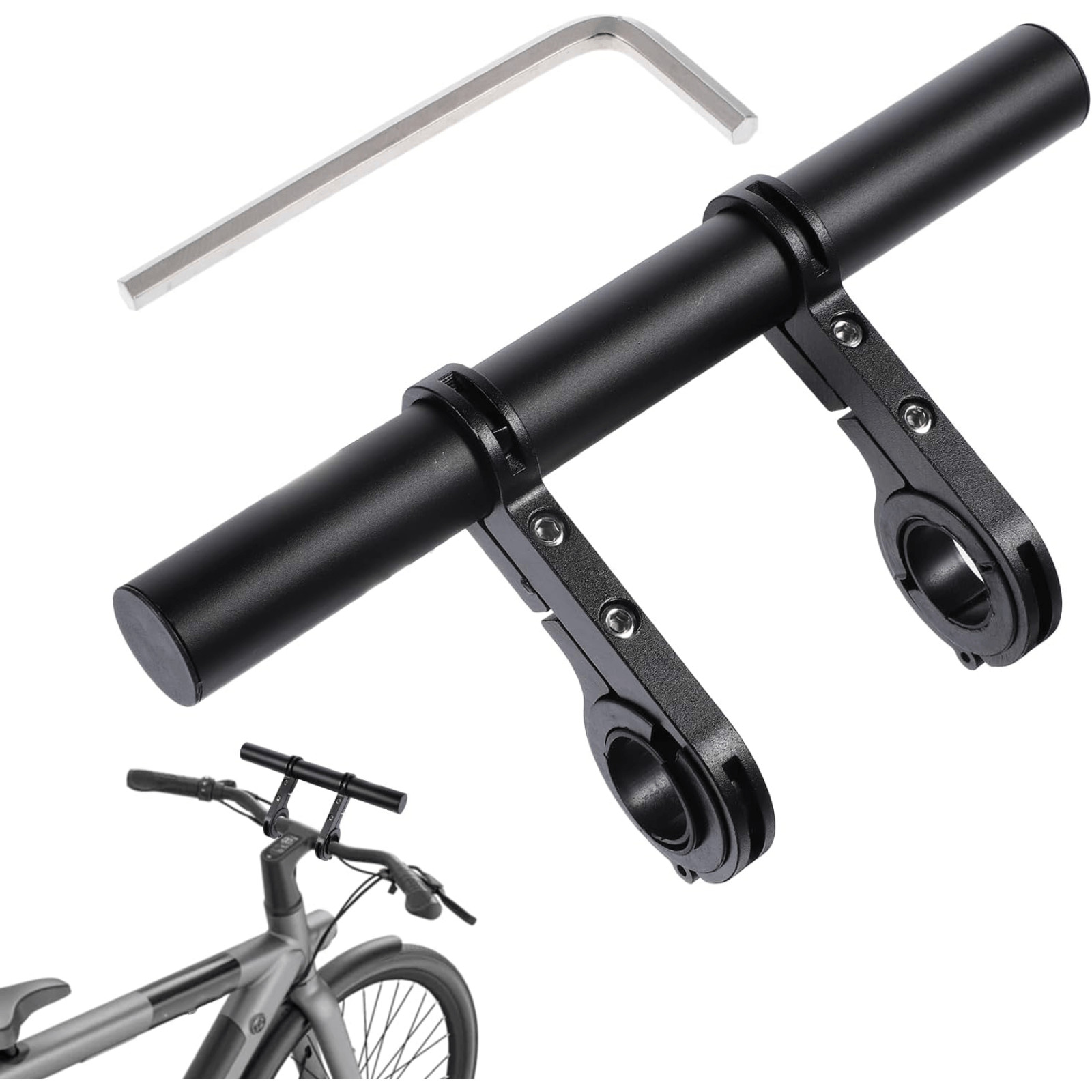 Xelsluthe 7.9-Inch Aluminum Alloy Bicycle Handlebar Extender