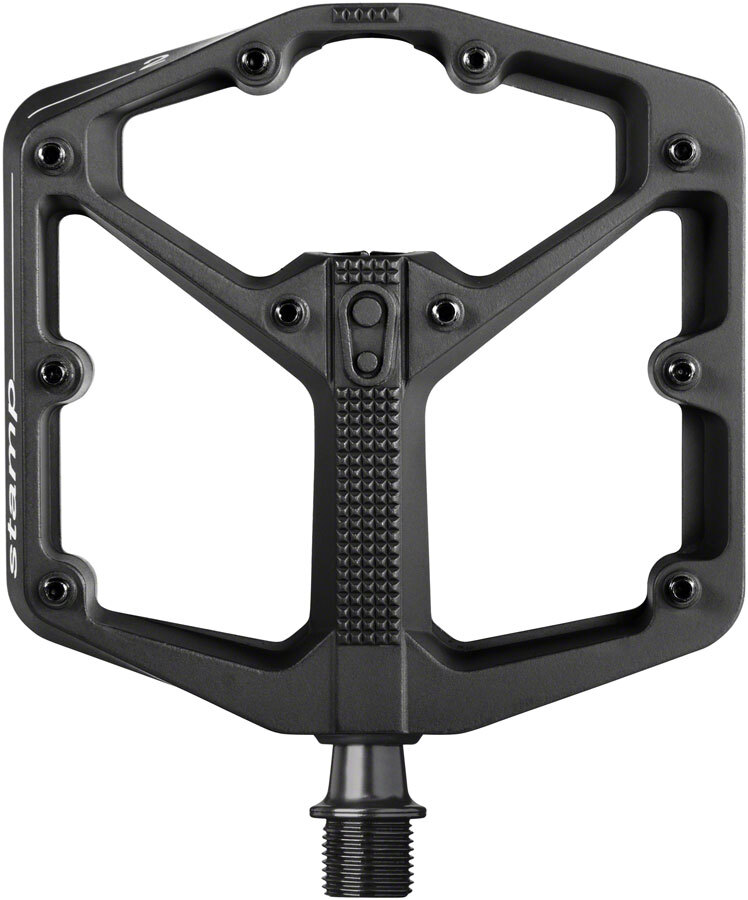 Crank Brothers Stamp 2 Pedals – Platform, Aluminum, 9/16″, Black, Large