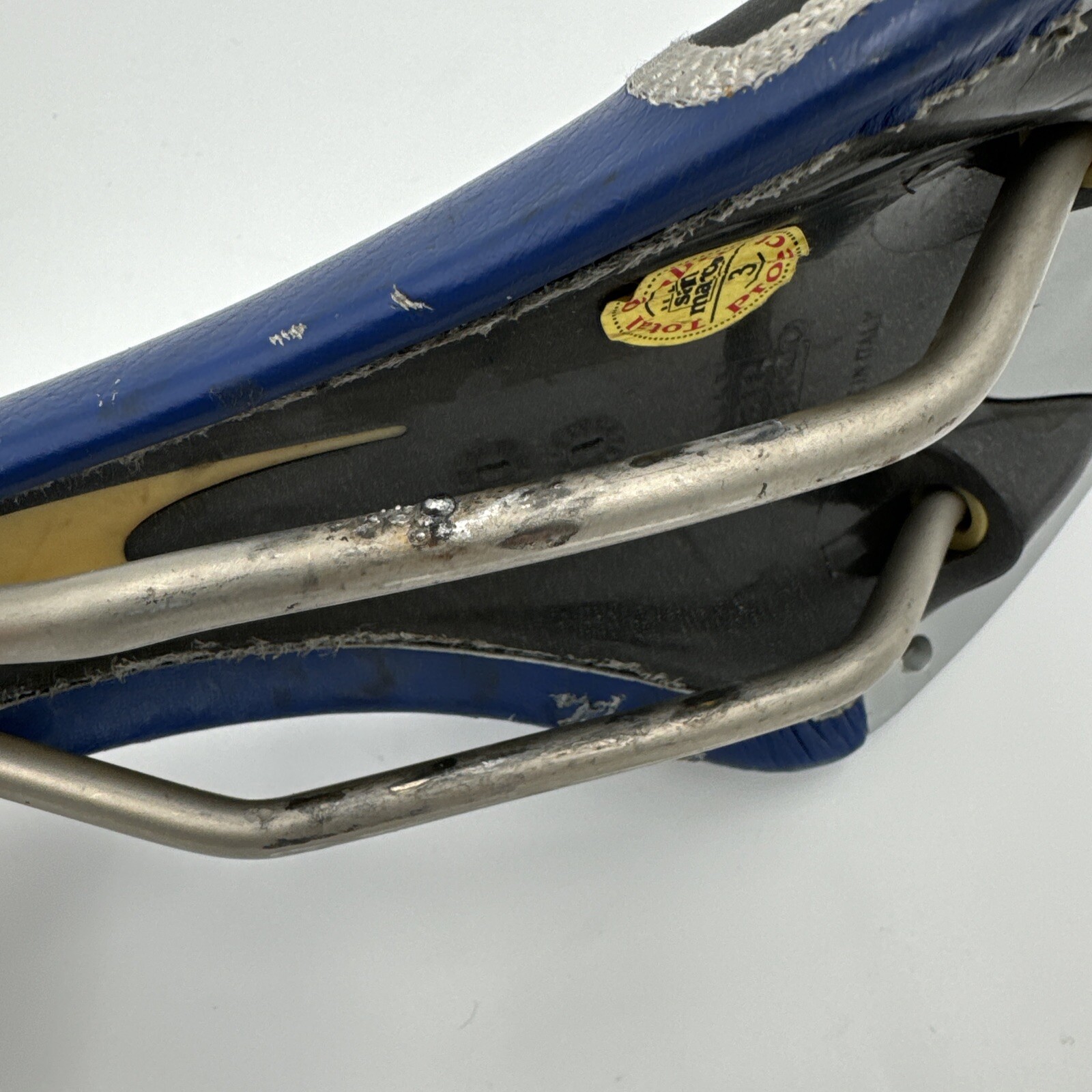 Selle San Marco USPS Postal Racing 7x7mm Alloy Rails Saddle TREK TEAM USED
