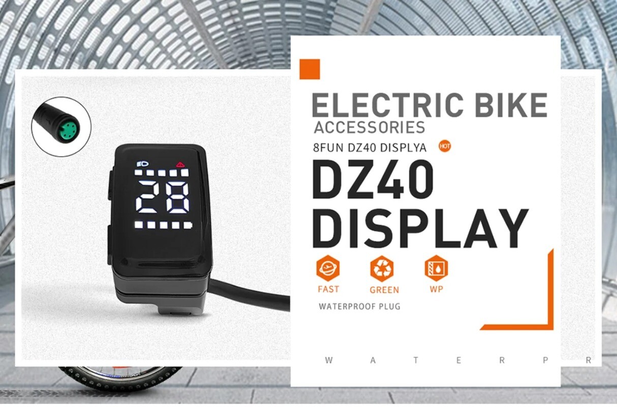 Display E-bike Intelligent LCD Screen Waterproof for BAFANG BBS02B BBS01B BBSHD