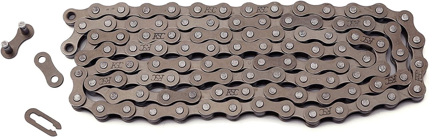 Bicycle Chain FNC 1/2 x 1/8-Inch BROWN 1-Speed 104L BMX Fixie X410 One Speed