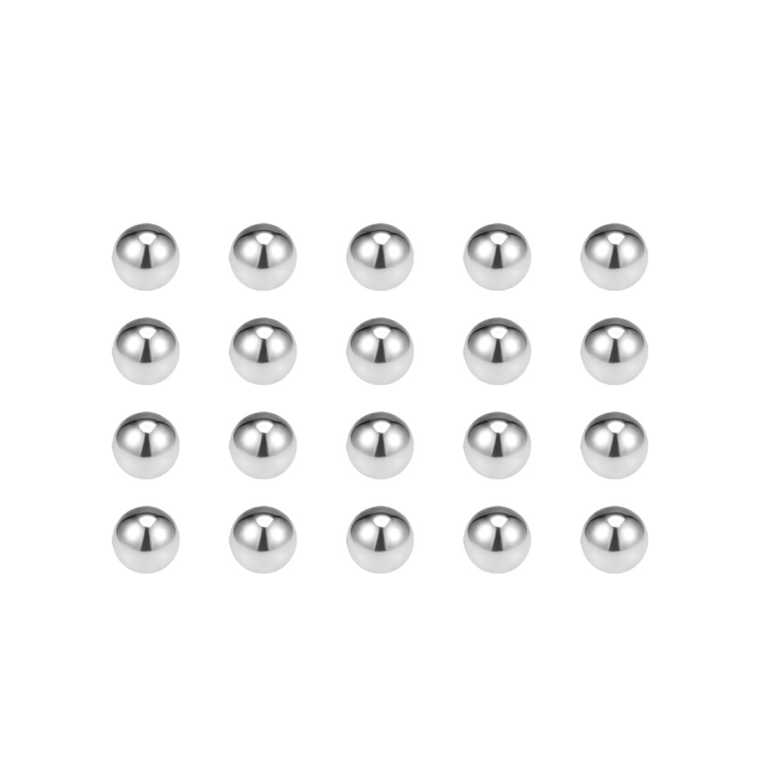 100pcs 4.5mm Bearing Balls 304 Stainless Steel G100 Loose Precision Balls