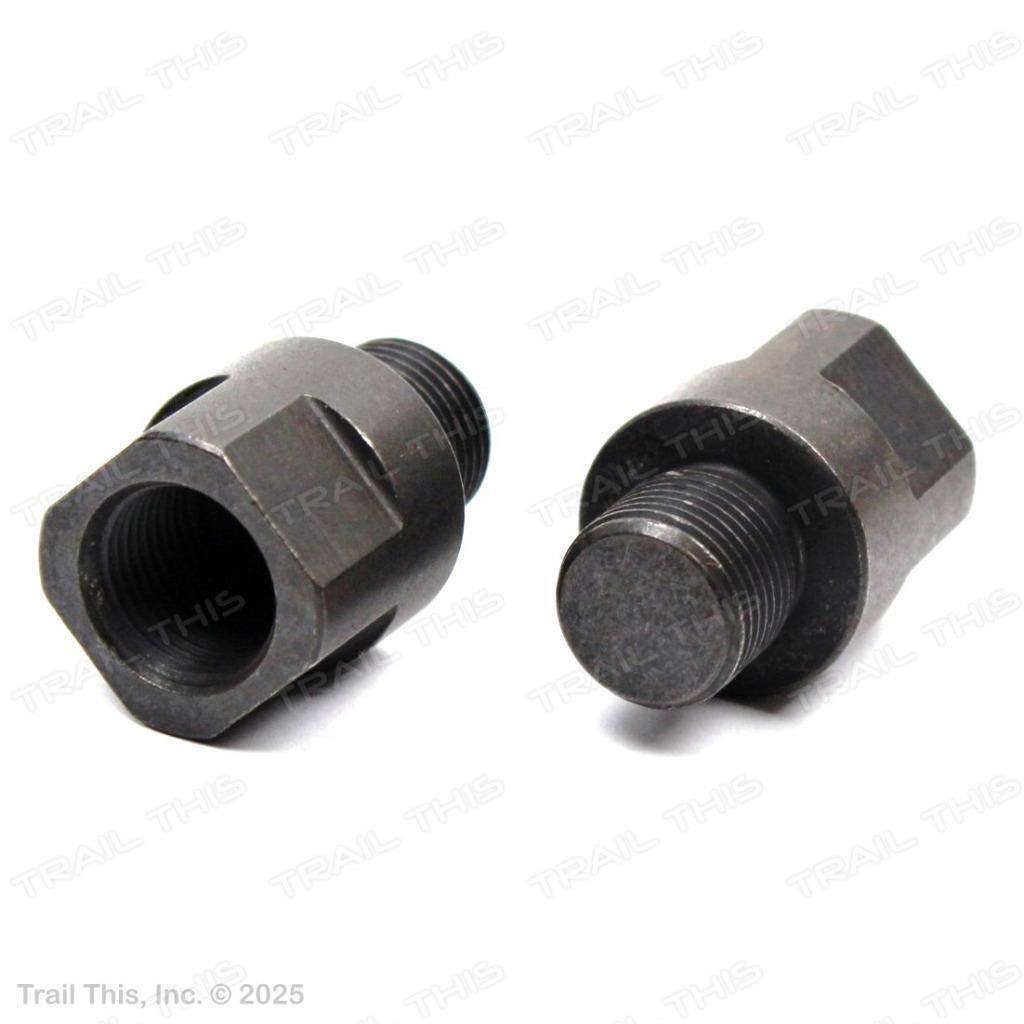 Sunlite Bicycle Pedal Extenders 9/16 Pedal to 9/16in Crank 21mm Length