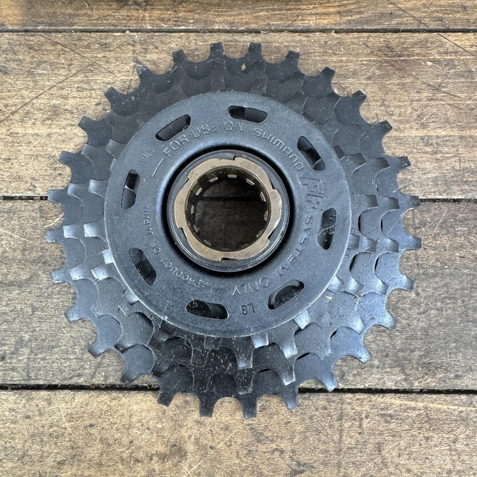 Vintage Shimano Front Freewheel 5 Speed NOS FF 14-28T 28T Black Steel Japan